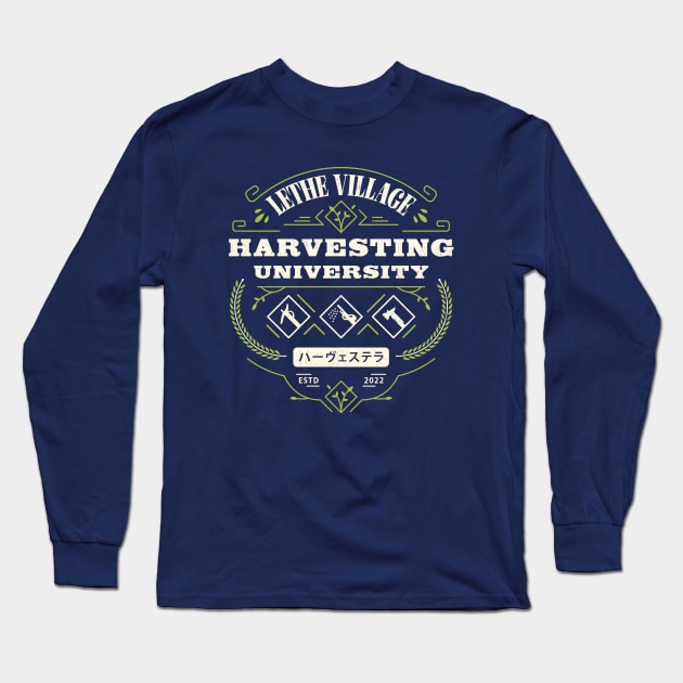 Lethe Village University Long Sleeve T-Shirt by Lagelantee